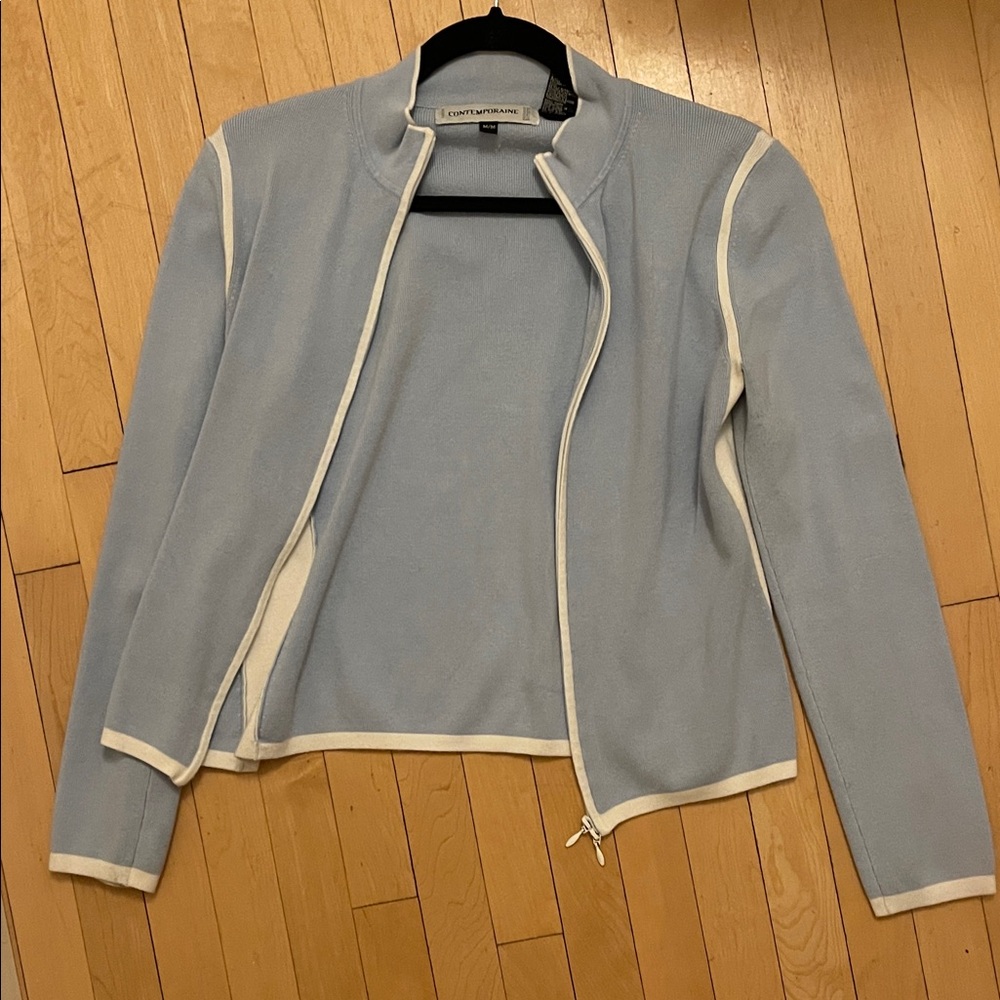 Mean girl coded Light Blue and White Jacket